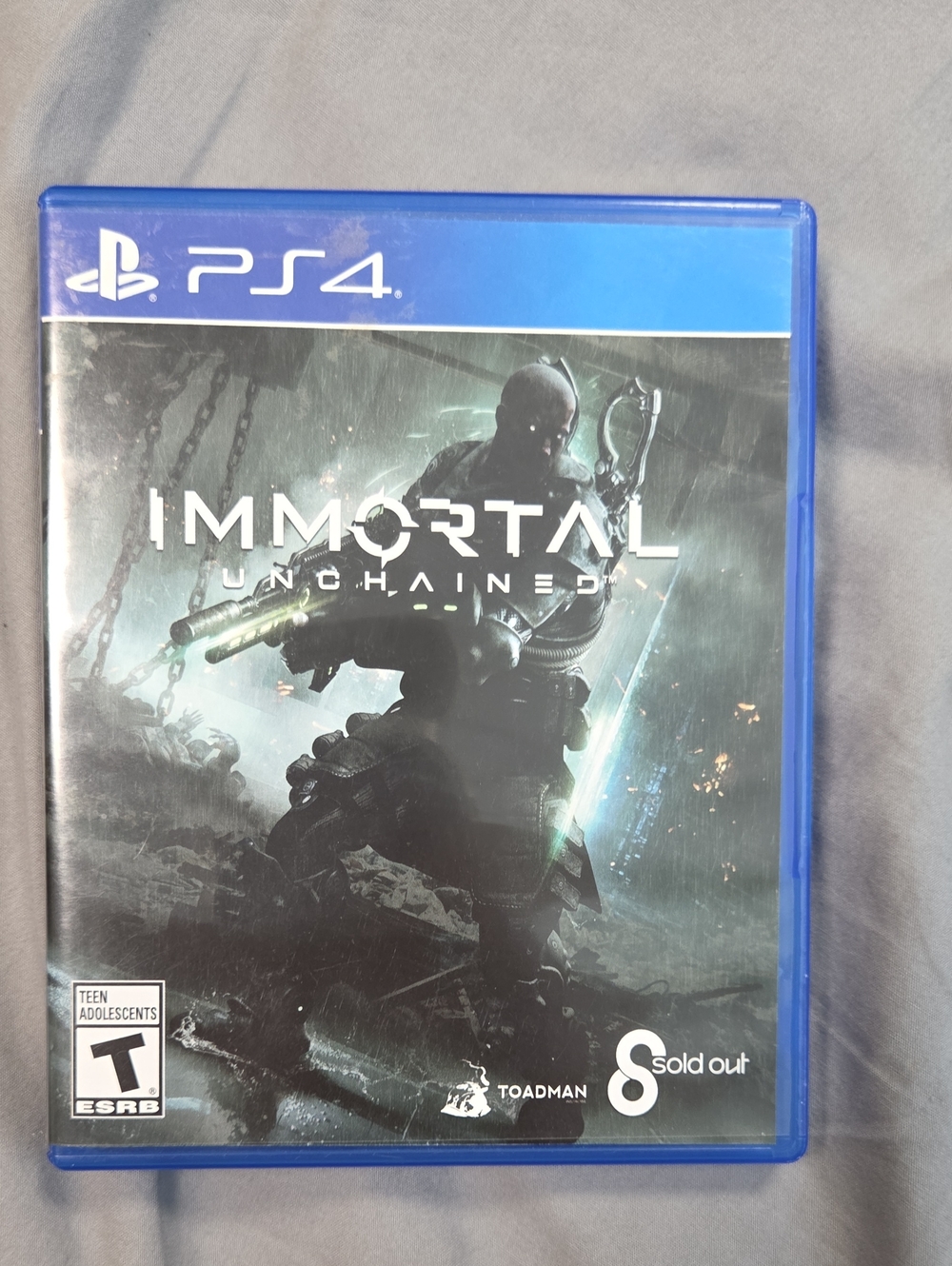 Sony PS4 Immortal Unchained - Blue Case